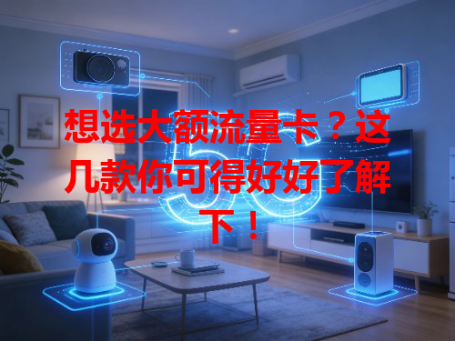 想选大额流量卡？这几款你可得好好了解下！