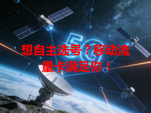 想自主选号？移动流量卡满足你！
