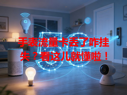 手表流量卡丢了咋挂失？看这儿就懂啦！