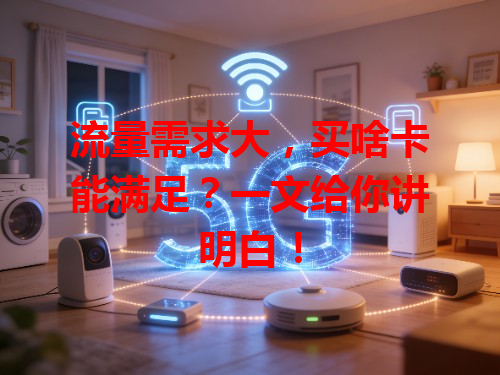 流量需求大，买啥卡能满足？一文给你讲明白！