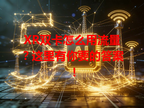 XR双卡怎么用流量？这里有你要的答案！