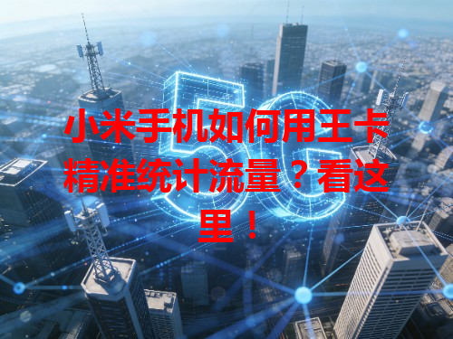 小米手机如何用王卡精准统计流量?看这里!