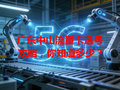广东中山流量卡选号攻略，你知道多少？