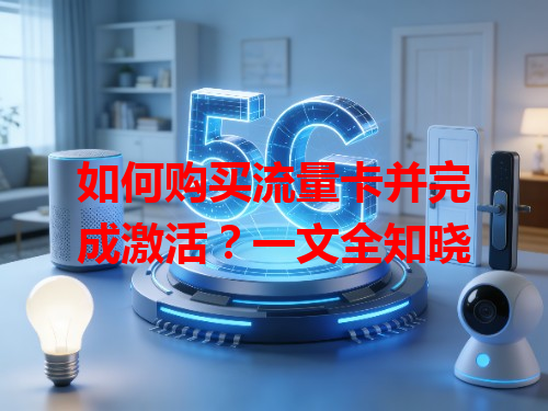 如何购买流量卡并完成激活？一文全知晓