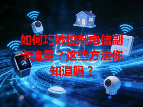 如何巧妙控制电信副卡流量？这些方法你知道吗？