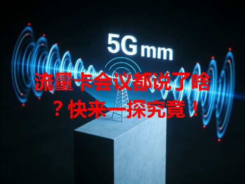 流量卡会议都说了啥？快来一探究竟！