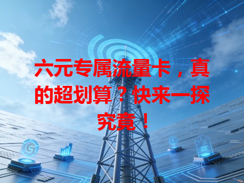 六元专属流量卡，真的超划算？快来一探究竟！