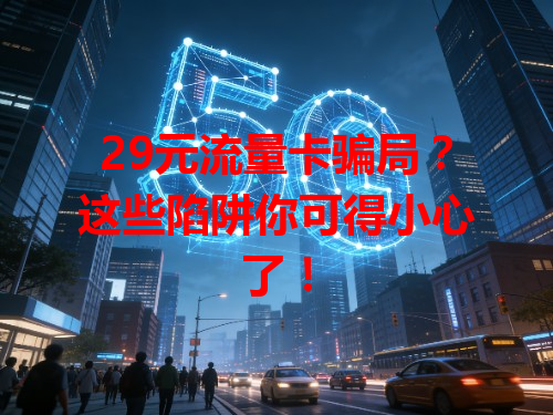 29元流量卡骗局？这些陷阱你可得小心了！
