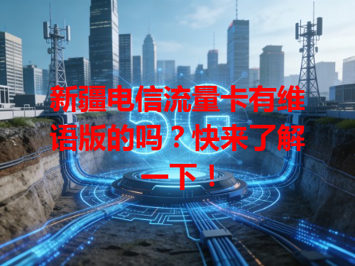 新疆电信流量卡有维语版的吗？快来了解一下！