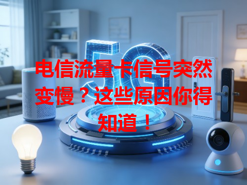 电信流量卡信号突然变慢？这些原因你得知道！