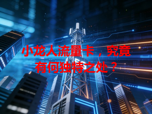 小龙人流量卡，究竟有何独特之处？