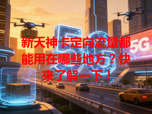 新天神卡定向流量都能用在哪些地方？快来了解一下！