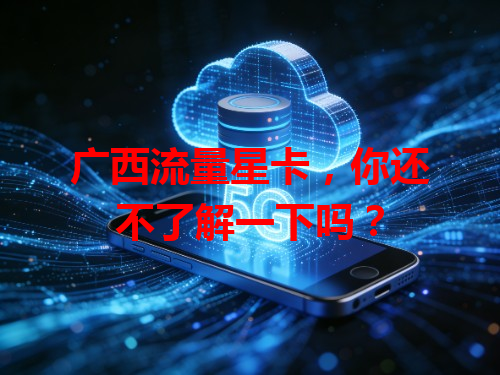 广西流量星卡，你还不了解一下吗？
