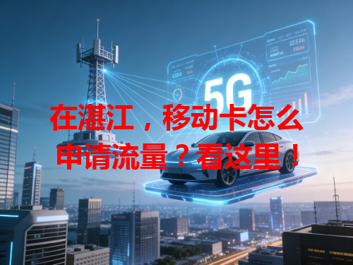 在湛江，移动卡怎么申请流量？看这里！