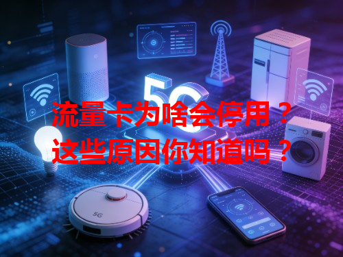 流量卡为啥会停用？这些原因你知道吗？