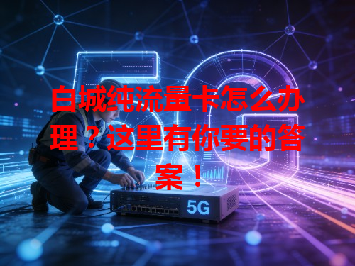 白城纯流量卡怎么办理？这里有你要的答案！