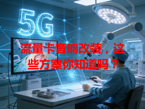 流量卡音响改装，这些方案你知道吗？