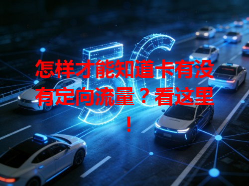 怎样才能知道卡有没有定向流量？看这里！