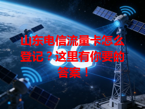 山东电信流量卡怎么登记？这里有你要的答案！