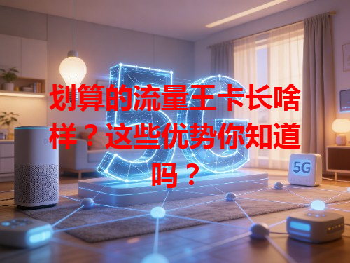 划算的流量王卡长啥样？这些优势你知道吗？