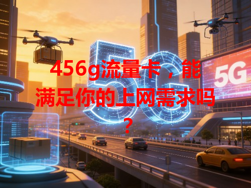 456g流量卡，能满足你的上网需求吗？