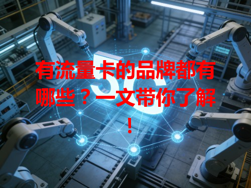 有流量卡的品牌都有哪些？一文带你了解！