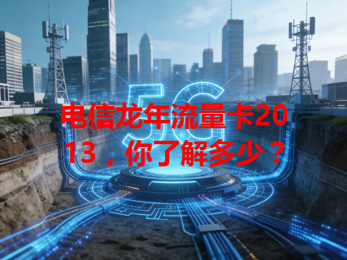 电信龙年流量卡2013，你了解多少？
