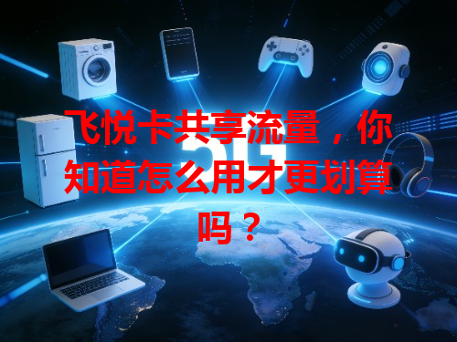 飞悦卡共享流量，你知道怎么用才更划算吗？