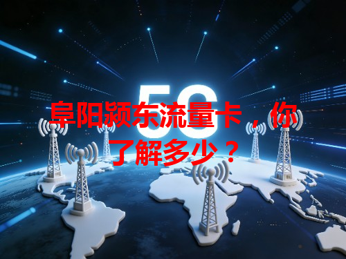 阜阳颍东流量卡，你了解多少？