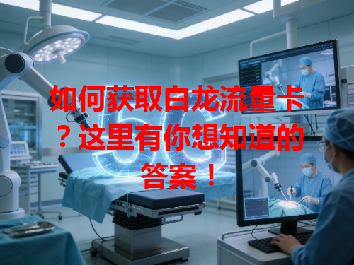 如何获取白龙流量卡？这里有你想知道的答案！