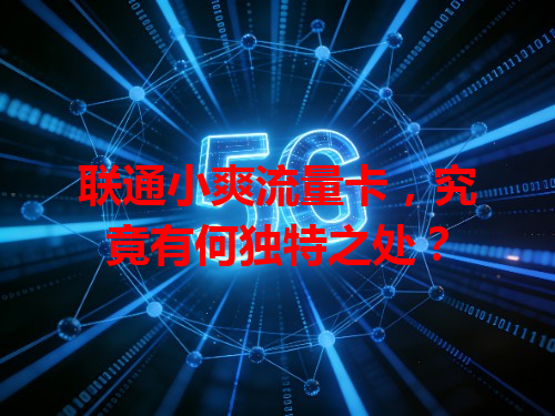 联通小爽流量卡，究竟有何独特之处？