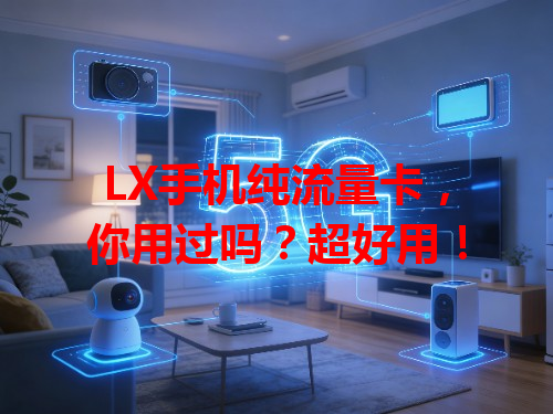 LX手机纯流量卡，你用过吗？超好用！