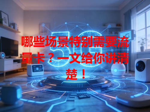 哪些场景特别需要流量卡？一文给你讲清楚！