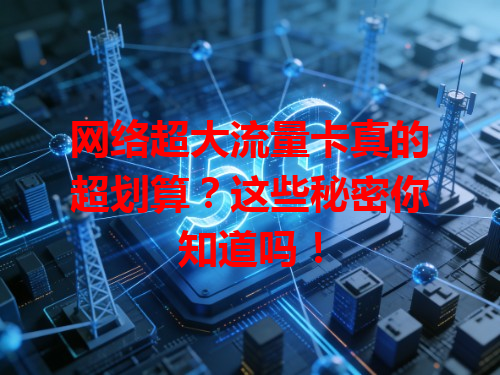 网络超大流量卡真的超划算？这些秘密你知道吗！