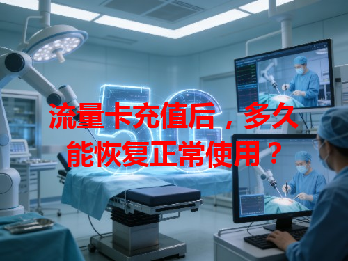 流量卡充值后，多久能恢复正常使用？