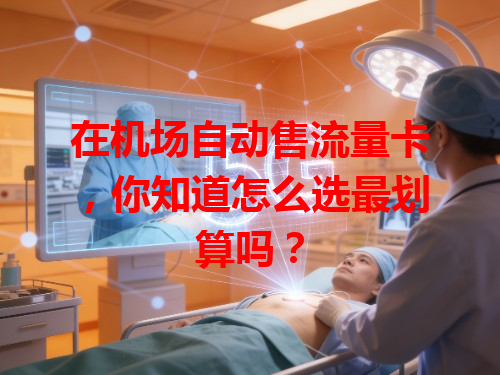 在机场自动售流量卡，你知道怎么选最划算吗？