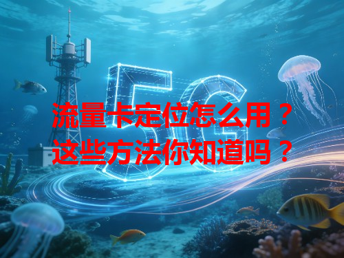 流量卡定位怎么用？这些方法你知道吗？