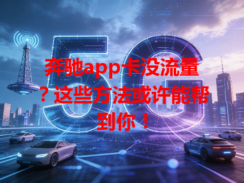 奔驰app卡没流量？这些方法或许能帮到你！