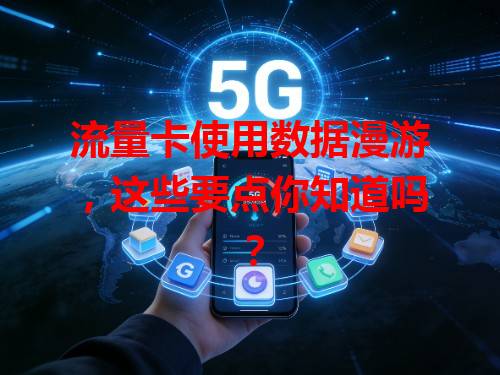 流量卡使用数据漫游，这些要点你知道吗？