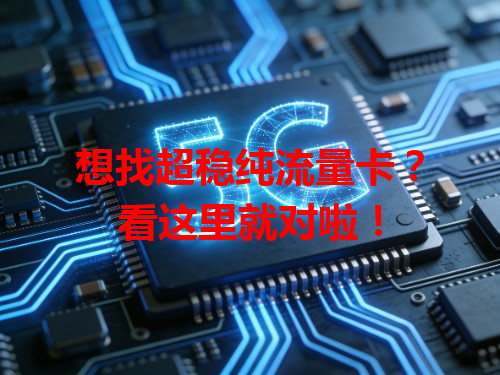 想找超稳纯流量卡？看这里就对啦！