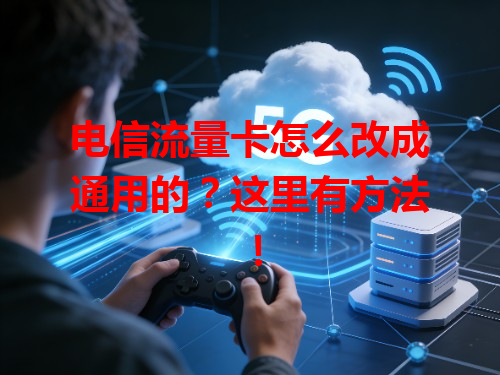 电信流量卡怎么改成通用的？这里有方法！