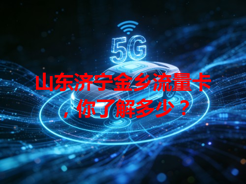 山东济宁金乡流量卡，你了解多少？