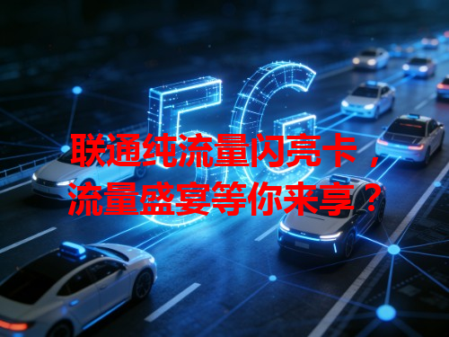 联通纯流量闪亮卡，流量盛宴等你来享？