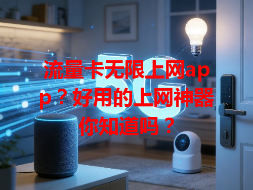 流量卡无限上网app？好用的上网神器你知道吗？