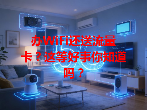 办WiFi还送流量卡？这等好事你知道吗？