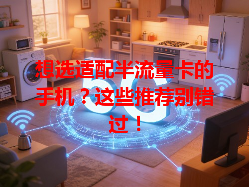想选适配半流量卡的手机？这些推荐别错过！