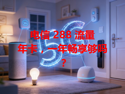 电信 288 流量年卡，一年畅享够吗？