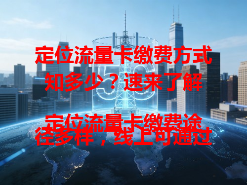 定位流量卡缴费方式知多少？速来了解

定位流量卡缴费途径多样，线上可通过支付软件，线下能去营业厅，还有特定合作网点。不同方式各有特点，按需灵活选择，让流量使用更顺畅。