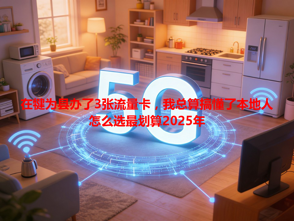 在犍为县办了3张流量卡，我总算搞懂了本地人怎么选最划算2025年
