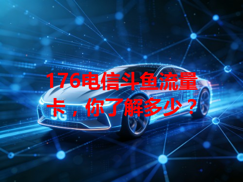 176电信斗鱼流量卡，你了解多少？